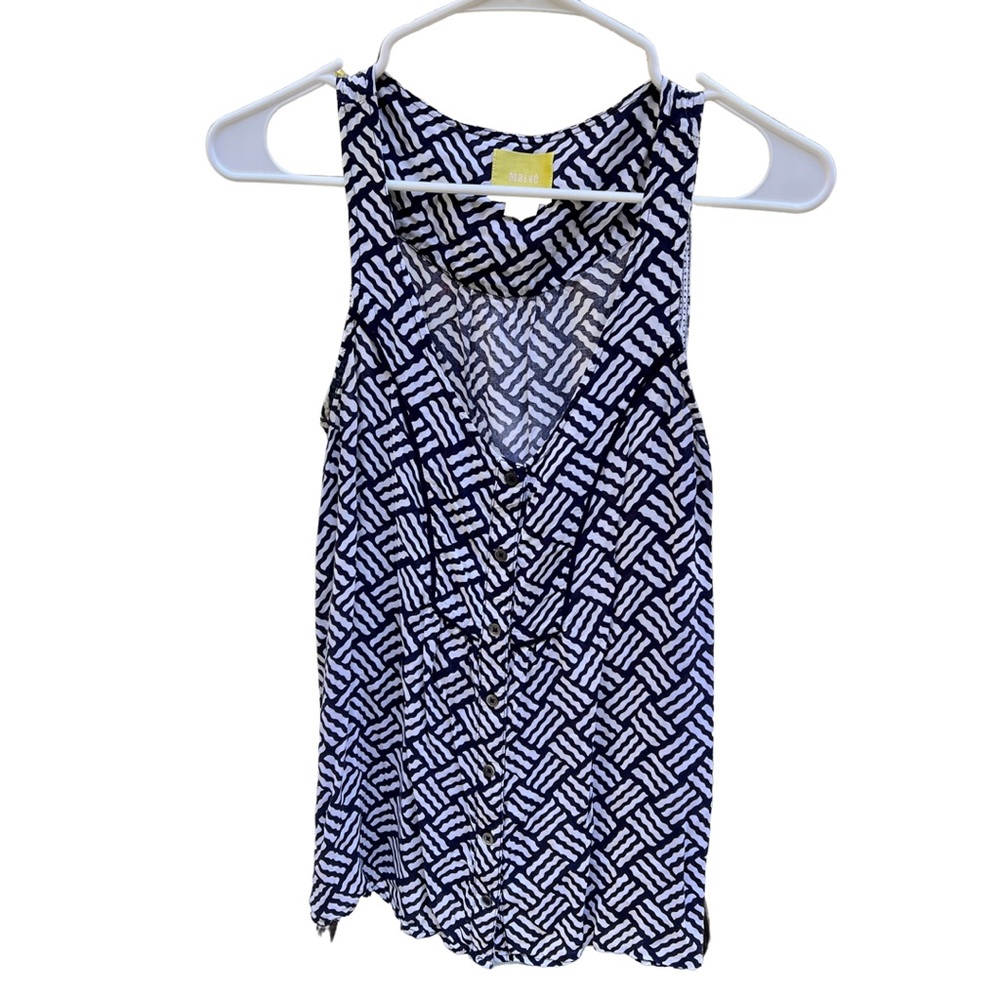 Maeve Anthropologie Sleeveless Blouse Size 0
